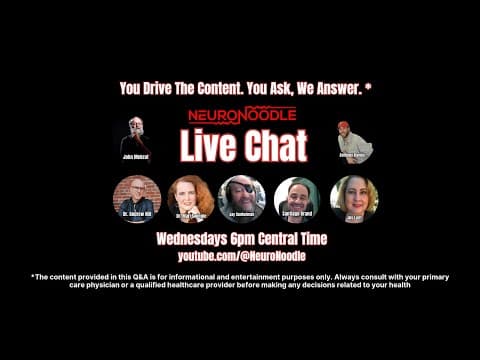 NeuroNoodle Live Q&A | Neurofeedback & Mental Health | You Drive the Content – Ask, We Answer